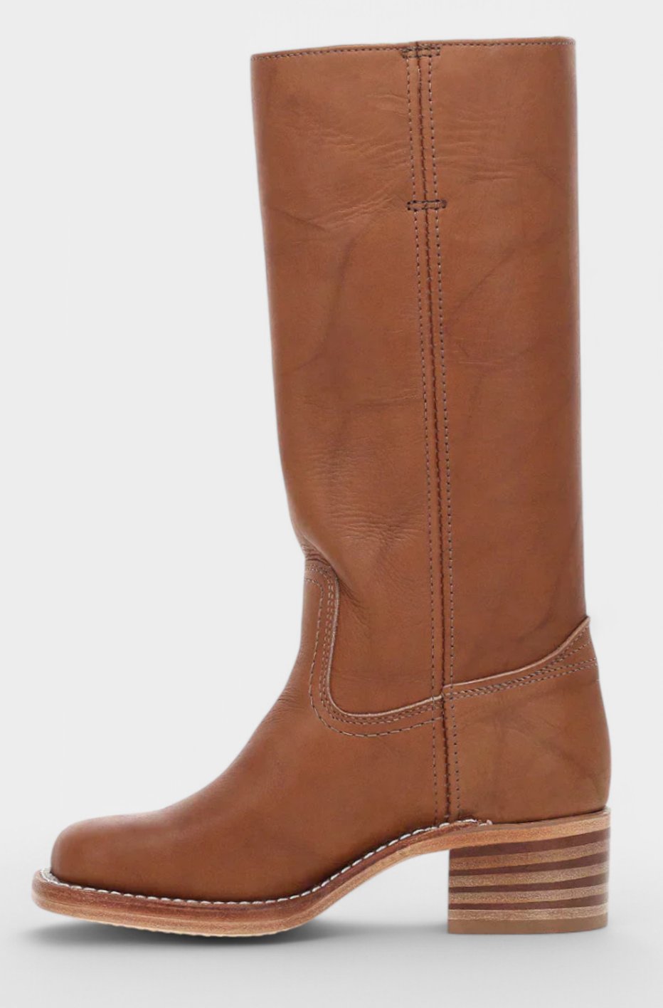 Boots Damen schwarz figurbetont mit Blockabsatz - 11 - Atelier-Zofia