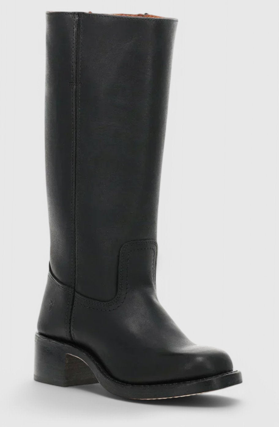 Boots Damen schwarz figurbetont mit Blockabsatz - 12 - Atelier-Zofia