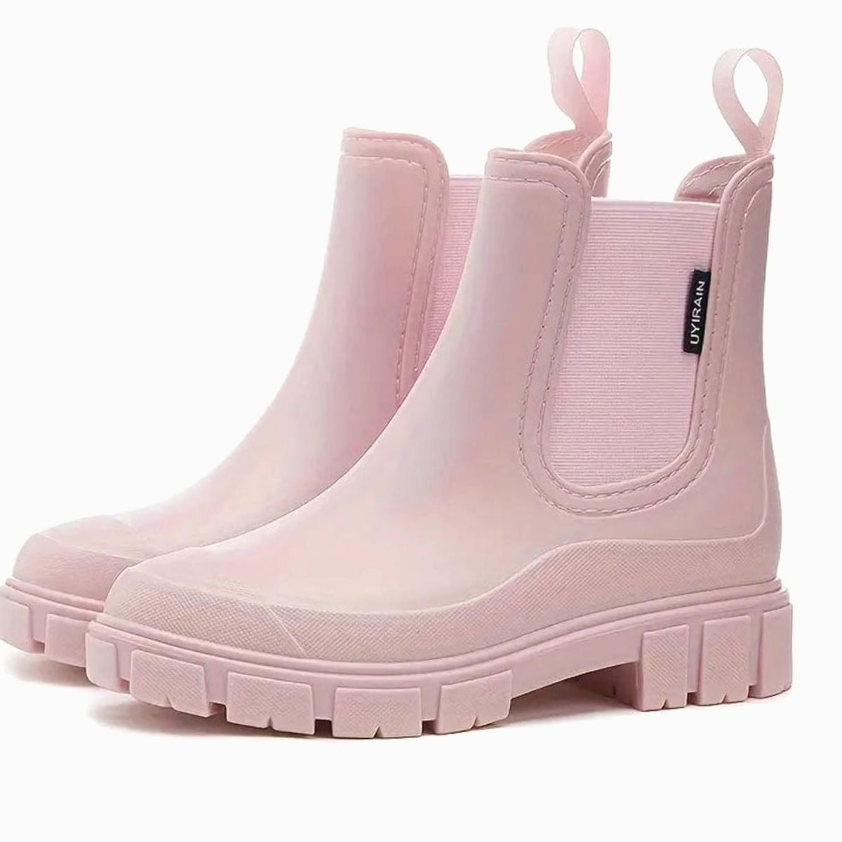 Chelsea Boots Damen beige mit rutschfester Gummisohle - 4 - Atelier-Zofia
