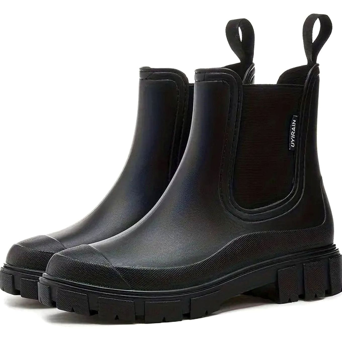 Chelsea Boots Damen beige mit rutschfester Gummisohle - 6 - Atelier-Zofia