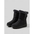 Damen Boots schwarz mit warmem Fleece-Innenfutter - 1 - Atelier-Zofia
