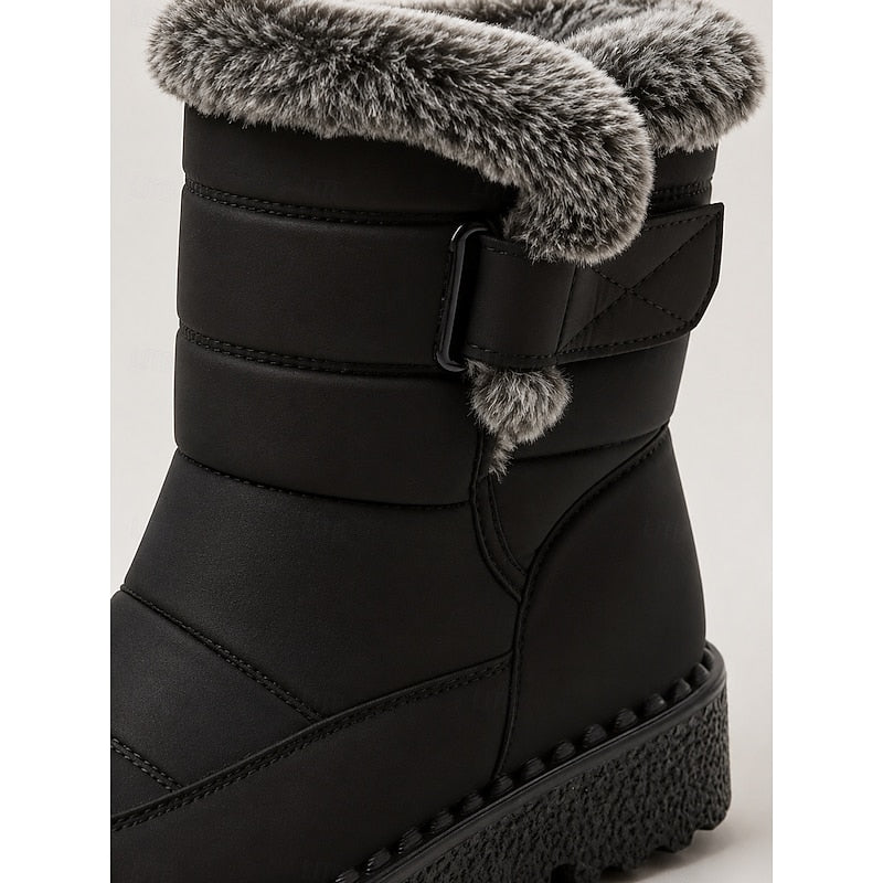 Damen Boots schwarz mit warmem Fleece-Innenfutter - 7 - Atelier-Zofia