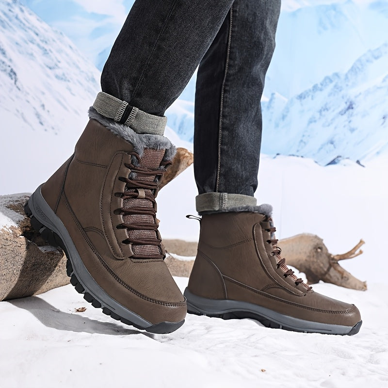 Boots Damen schwarz mit warmem Futter und rutschfester Sohle - 6 - Atelier-Zofia
