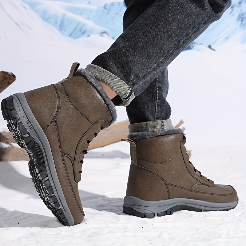Boots Damen schwarz mit warmem Futter und rutschfester Sohle - 10 - Atelier-Zofia