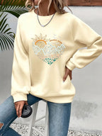 Sweater Damen schwarz weit mit Herz-Motiv und Rundhalsausschnitt - 3 - Atelier-Zofia