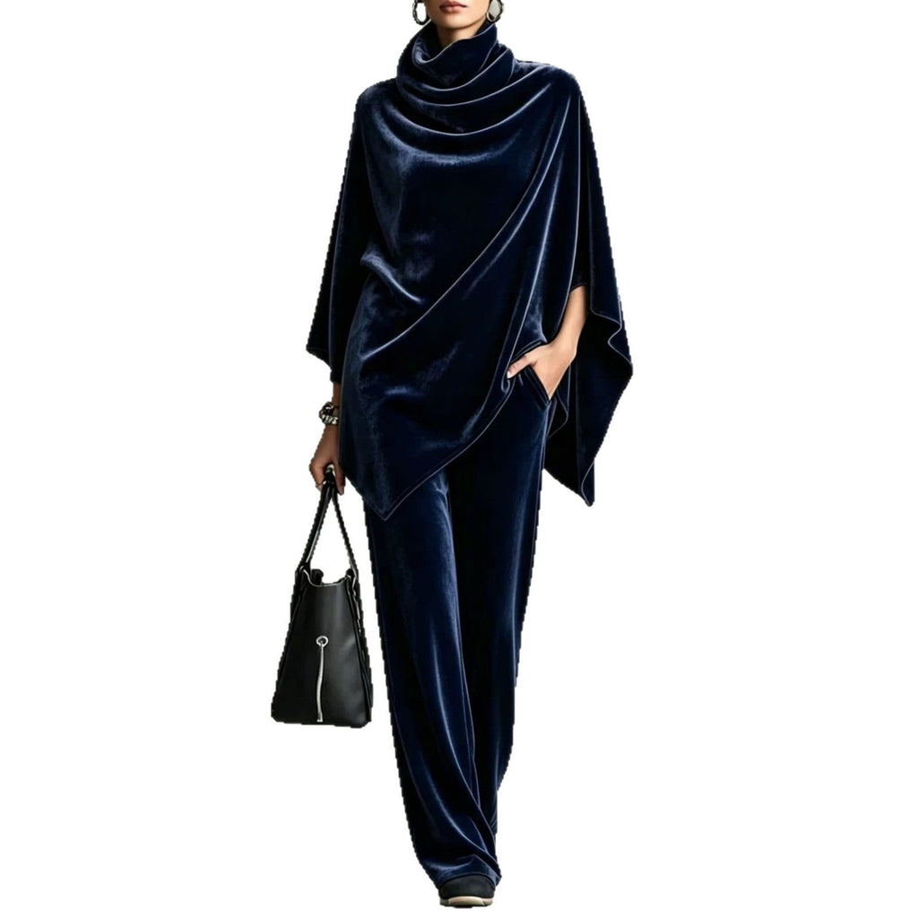 Outfit Damen braun weit geschnitten mit Rollkragen - 10 - Atelier-Zofia