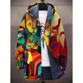 Jacke Damen bunt mit Kapuze und lockerer Passform - 1 - Atelier-Zofia