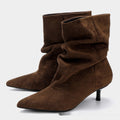Damen Stiefel im Slouchy-Stil mit Spitzem Zeh - 3 - Atelier-Zofia