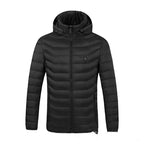 Praktische Heizjacke für Herren mit bequemer Kapuze - 1 - Atelier-Zofia