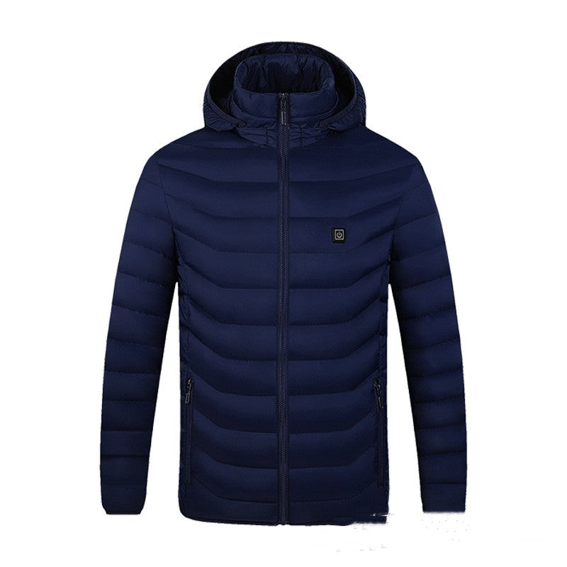 Praktische Heizjacke für Herren mit bequemer Kapuze - 4 - Atelier-Zofia