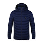Praktische Heizjacke für Herren mit bequemer Kapuze - 4 - Atelier-Zofia