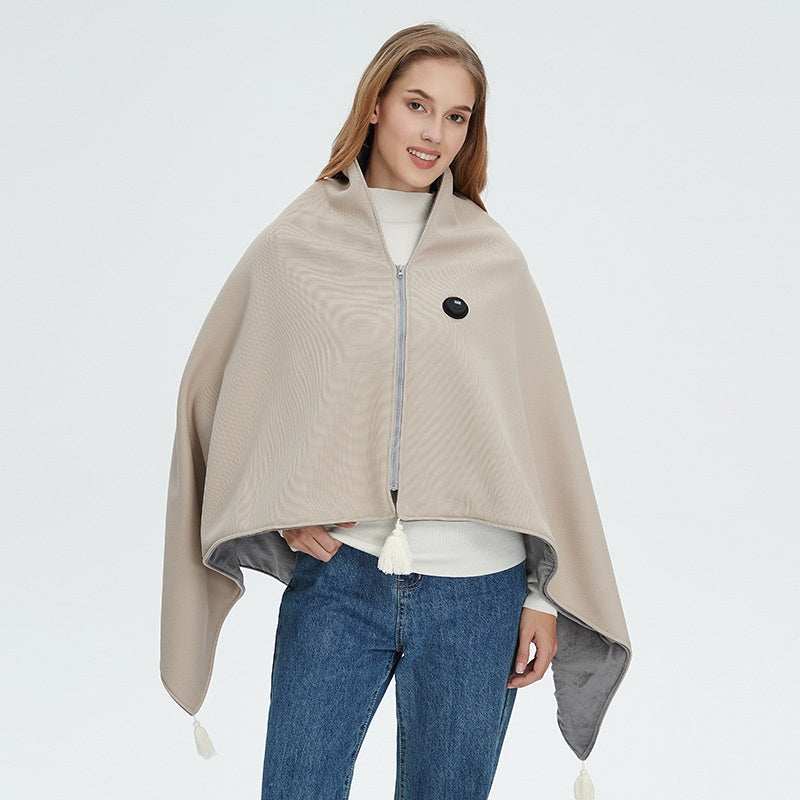 Eleganter Damen-Wurfschal mit besonderem Design - 3 - Atelier-Zofia