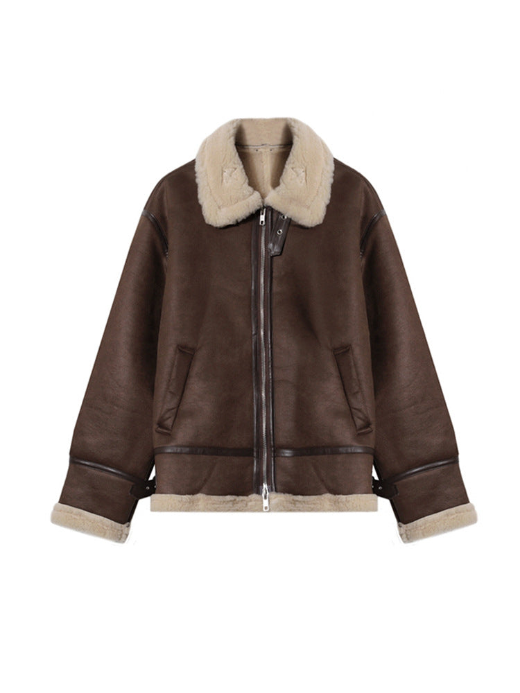 Herrenjacke im lässigen Design mit traditionellem Reißverschluss - 1 - Atelier-Zofia