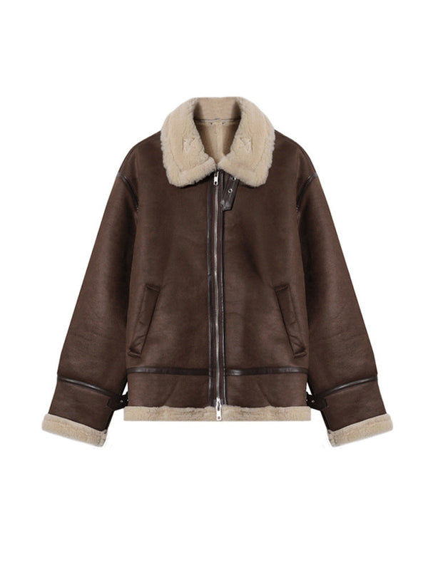 Herrenjacke im lässigen Design mit traditionellem Reißverschluss - 1 - Atelier-Zofia