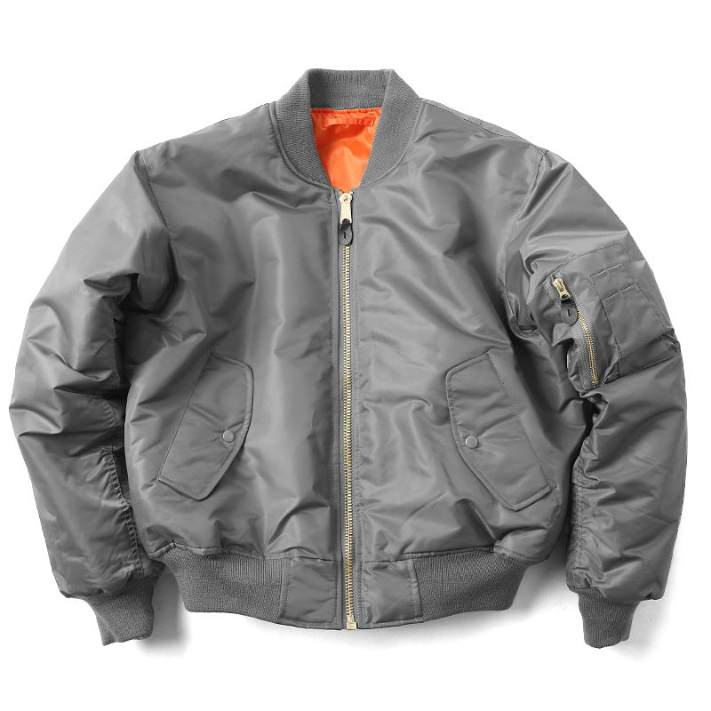 Damen Bomberjacke im lässigen Design mit 3D-Taschen - 6 - Atelier-Zofia