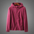 Damen Kapuzenjacke im Bequemen Schnitt mit Zipper - 2 - Atelier-Zofia