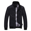 Stilvolle Herrenjacke mit Stehkragen für Freizeitaktivitäten - 2 - Atelier-Zofia