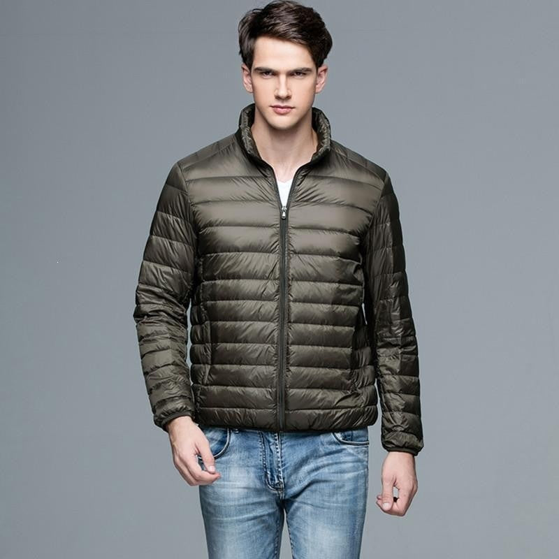 Moderne Herrenjacke mit praktischer Reißverschlusstasche für den stilbewussten Mann - 2 - Atelier-Zofia