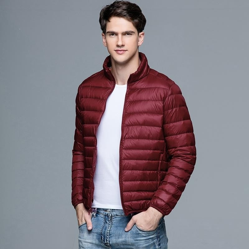 Moderne Herrenjacke mit praktischer Reißverschlusstasche für den stilbewussten Mann - 3 - Atelier-Zofia