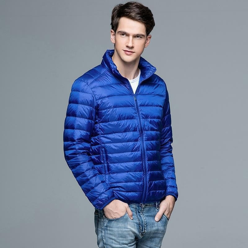 Moderne Herrenjacke mit praktischer Reißverschlusstasche für den stilbewussten Mann - 5 - Atelier-Zofia