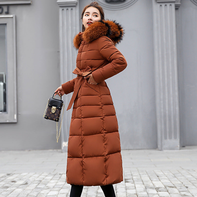 Schicke Damen Pufferjacke im Slim Fit mit luxuriösem Pelzkragen - 1 - Atelier-Zofia