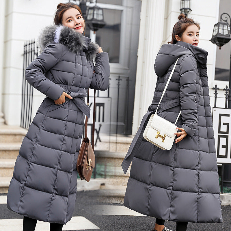 Schicke Damen Pufferjacke im Slim Fit mit luxuriösem Pelzkragen - 4 - Atelier-Zofia