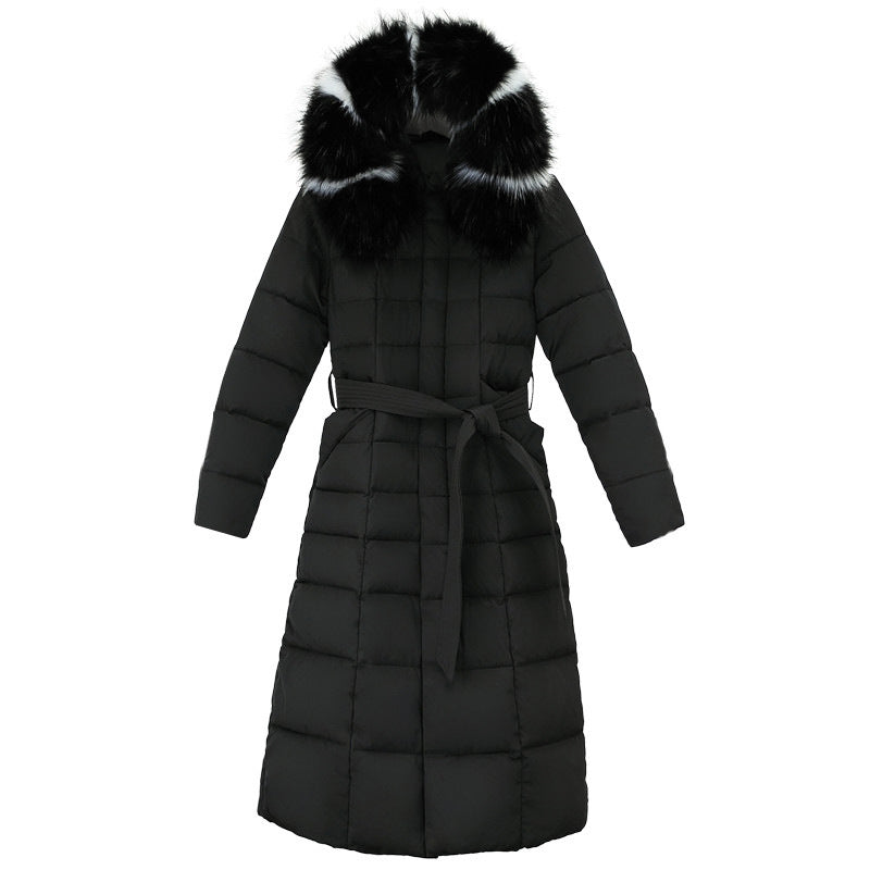 Schicke Damen Pufferjacke im Slim Fit mit luxuriösem Pelzkragen - 6 - Atelier-Zofia