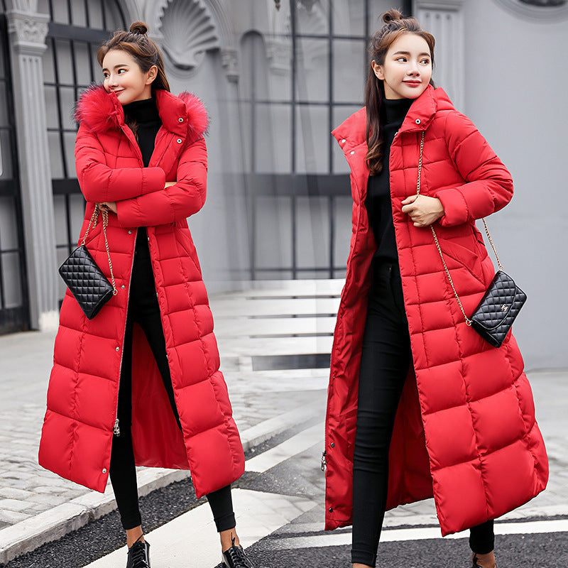 Schicke Damen Pufferjacke im Slim Fit mit luxuriösem Pelzkragen - 9 - Atelier-Zofia