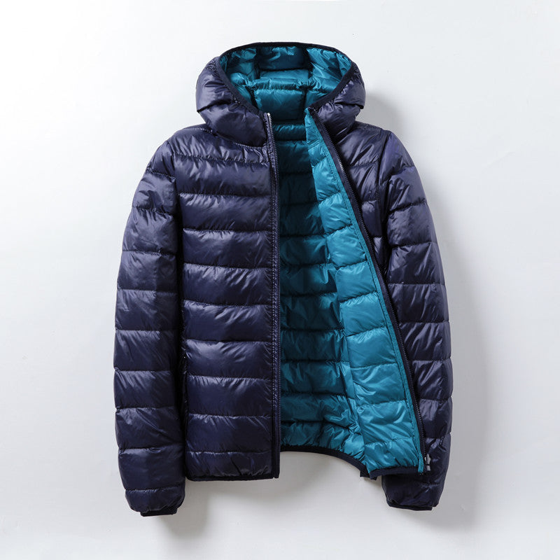 Damen Steppjacke mit Kapuze für kalte Tage - 1 - Atelier-Zofia