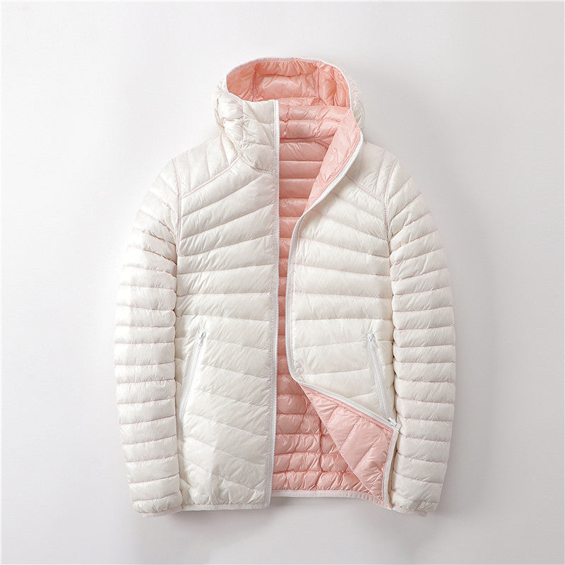 Damen Steppjacke mit Kapuze für kalte Tage - 2 - Atelier-Zofia