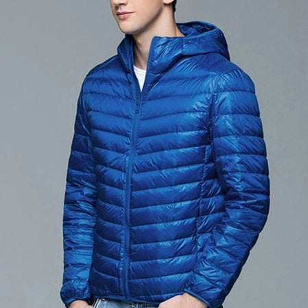 Leichte Kapuzenjacke für Herren im Lässigen Design für den Alltag - 4 - Atelier-Zofia