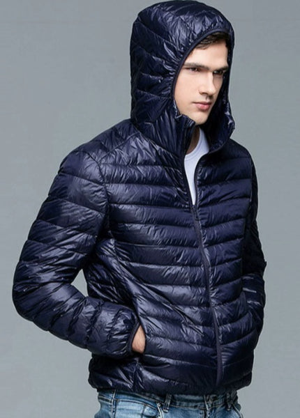 Leichte Kapuzenjacke für Herren im Lässigen Design für den Alltag - 8 - Atelier-Zofia