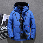 Herren Slim-Fit Winterjacke mit Kapuze und praktischen Taschen - 4 - Atelier-Zofia