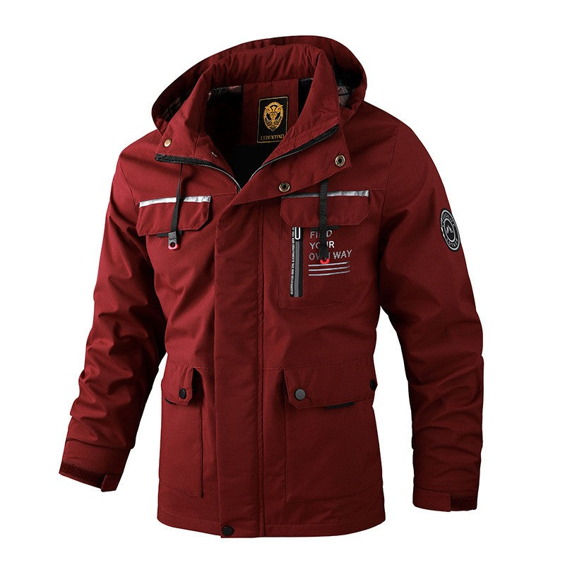 Herrenjacke Slim Fit mit Praktischen Taschen für Freizeit - 2 - Atelier-Zofia
