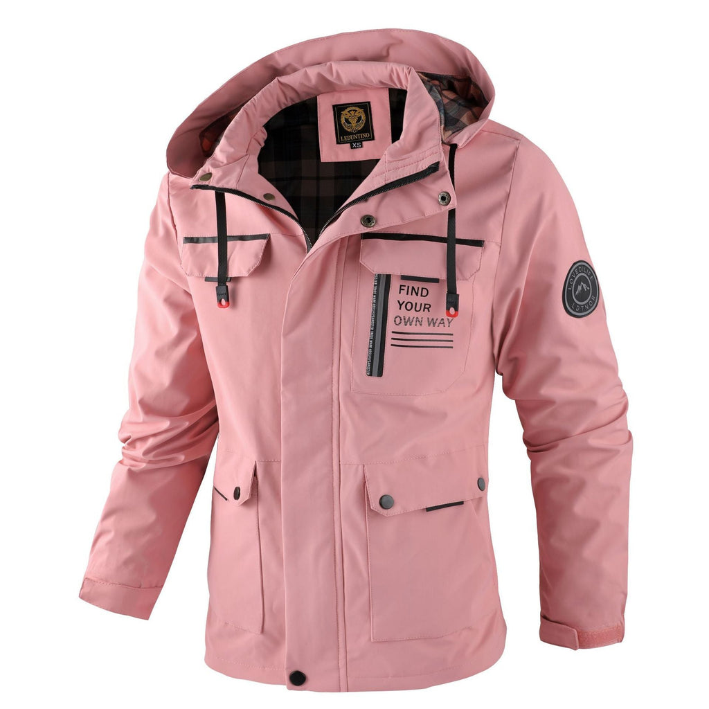 Herrenjacke Slim Fit mit Praktischen Taschen für Freizeit - 4 - Atelier-Zofia
