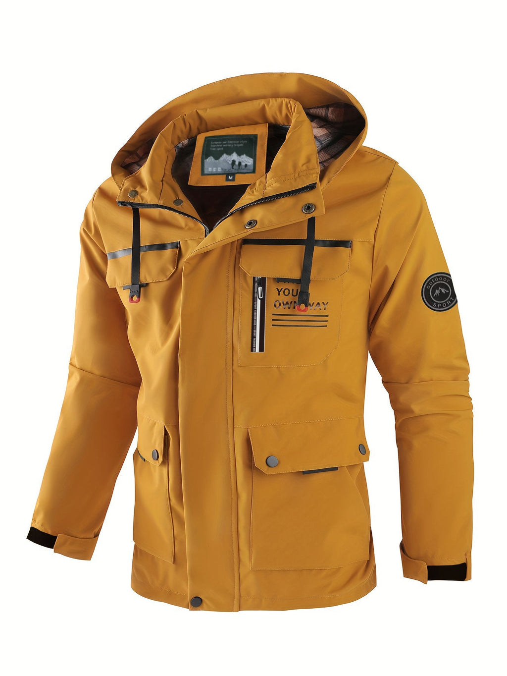 Herrenjacke Slim Fit mit Praktischen Taschen für Freizeit - 5 - Atelier-Zofia