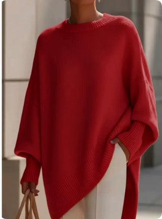 Damenpullover mit Lässigem Schnitt und Einzigartigem Stil - 4 - Atelier-Zofia