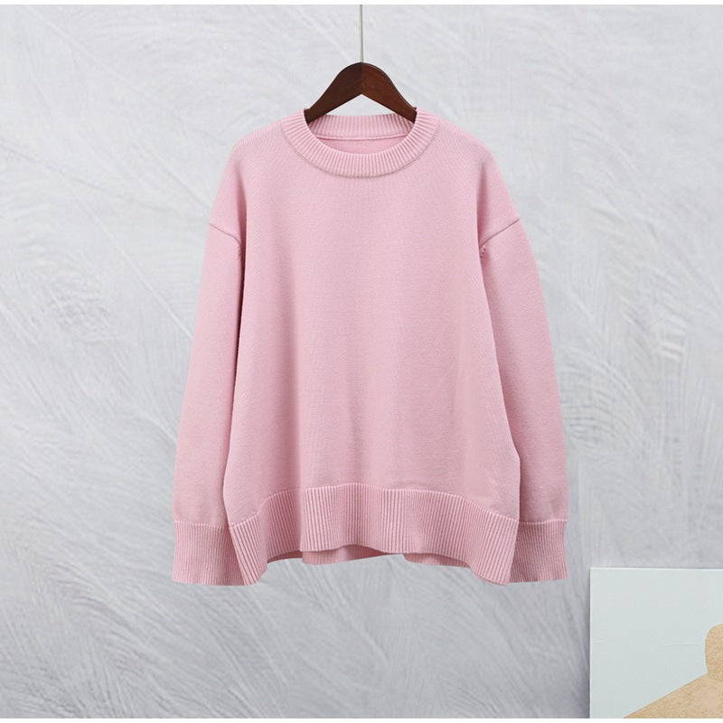 Damenpullover mit langen Ärmeln im lässigen Schnitt für stilvolle Outfits - 5 - Atelier-Zofia