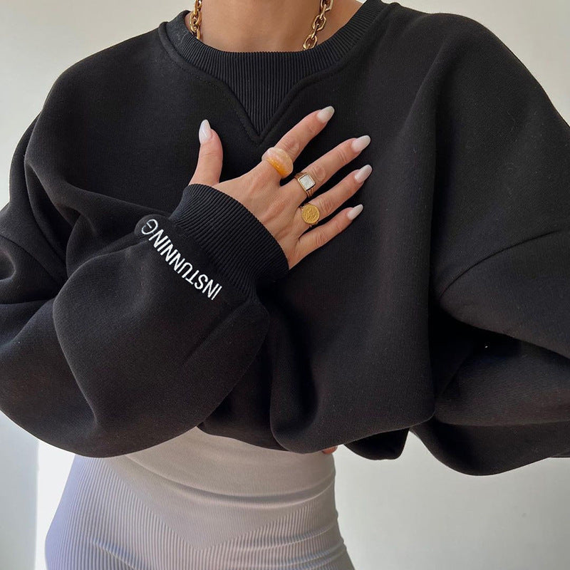 Damen Sweater im Relaxed Fit mit Rundem Ausschnitt - 3 - Atelier-Zofia