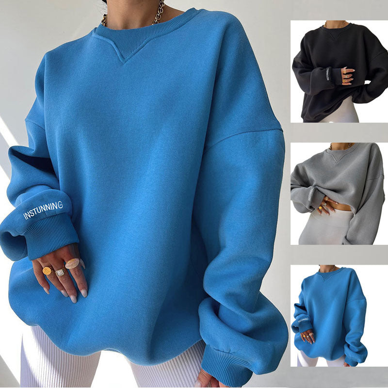 Damen Sweater im Relaxed Fit mit Rundem Ausschnitt - 4 - Atelier-Zofia