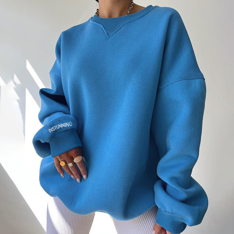 Damen Sweater im Relaxed Fit mit Rundem Ausschnitt - 5 - Atelier-Zofia