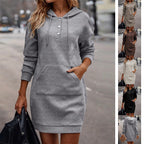 Damen Hoodie mit Kapuze und praktischer Tasche - 6 - Atelier-Zofia