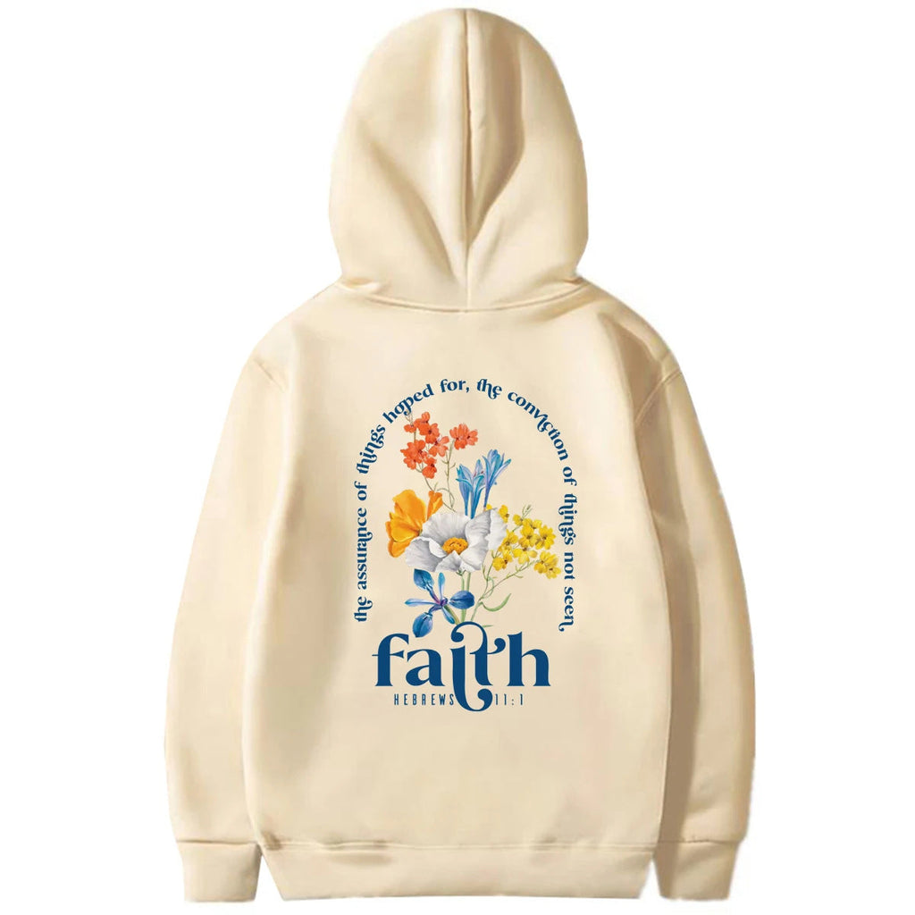 Damen Hoodie mit Floralprint im Lässigen Stil - 3 - Atelier-Zofia