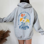 Damen Hoodie mit Floralprint im Lässigen Stil - 4 - Atelier-Zofia