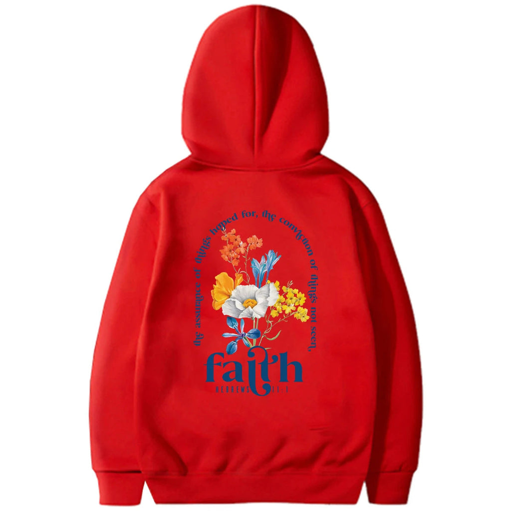 Damen Hoodie mit Floralprint im Lässigen Stil - 9 - Atelier-Zofia