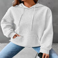 Damen Hoodie mit Bequemer Passform und Praktischer Tasche - 3 - Atelier-Zofia
