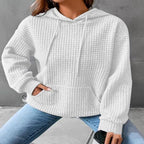 Damen Hoodie mit Bequemer Passform und Praktischer Tasche - 3 - Atelier-Zofia