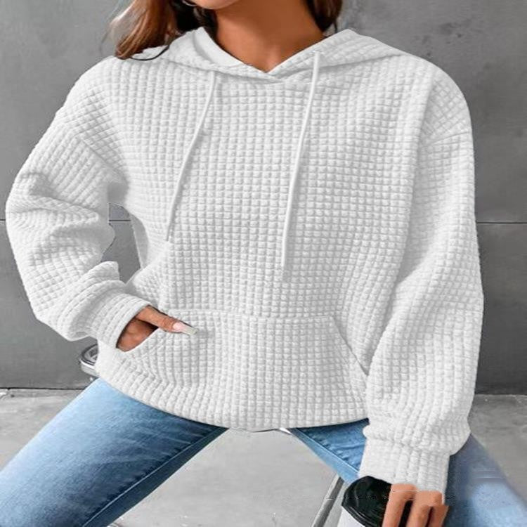 Damen Hoodie mit Bequemer Passform und Praktischer Tasche - 3 - Atelier-Zofia