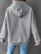 Damen Hoodie mit Bequemer Passform und Praktischer Tasche - 5 - Atelier-Zofia