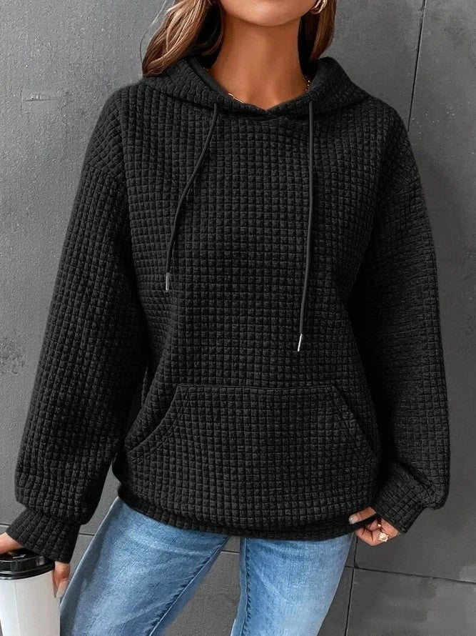 Damen Hoodie mit Bequemer Passform und Praktischer Tasche - 6 - Atelier-Zofia